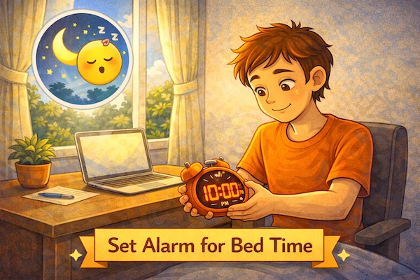 Set Your Alarm for Bedtime